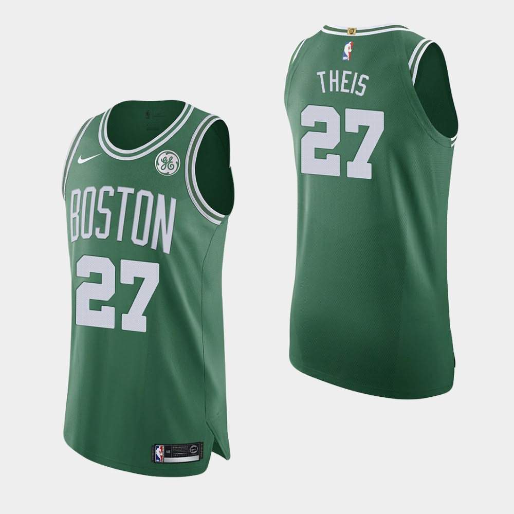 Men's Boston Celtics #27 Daniel Theis Green 2020-21 GE Patch Icon Jersey YMW05E3F
