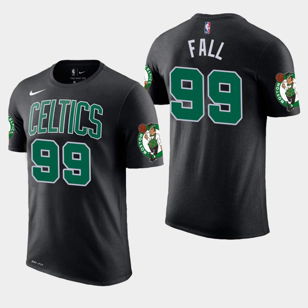 Men's Boston Celtics #99 Tacko Fall Black Edition Statement T-Shirt MPO55E8D