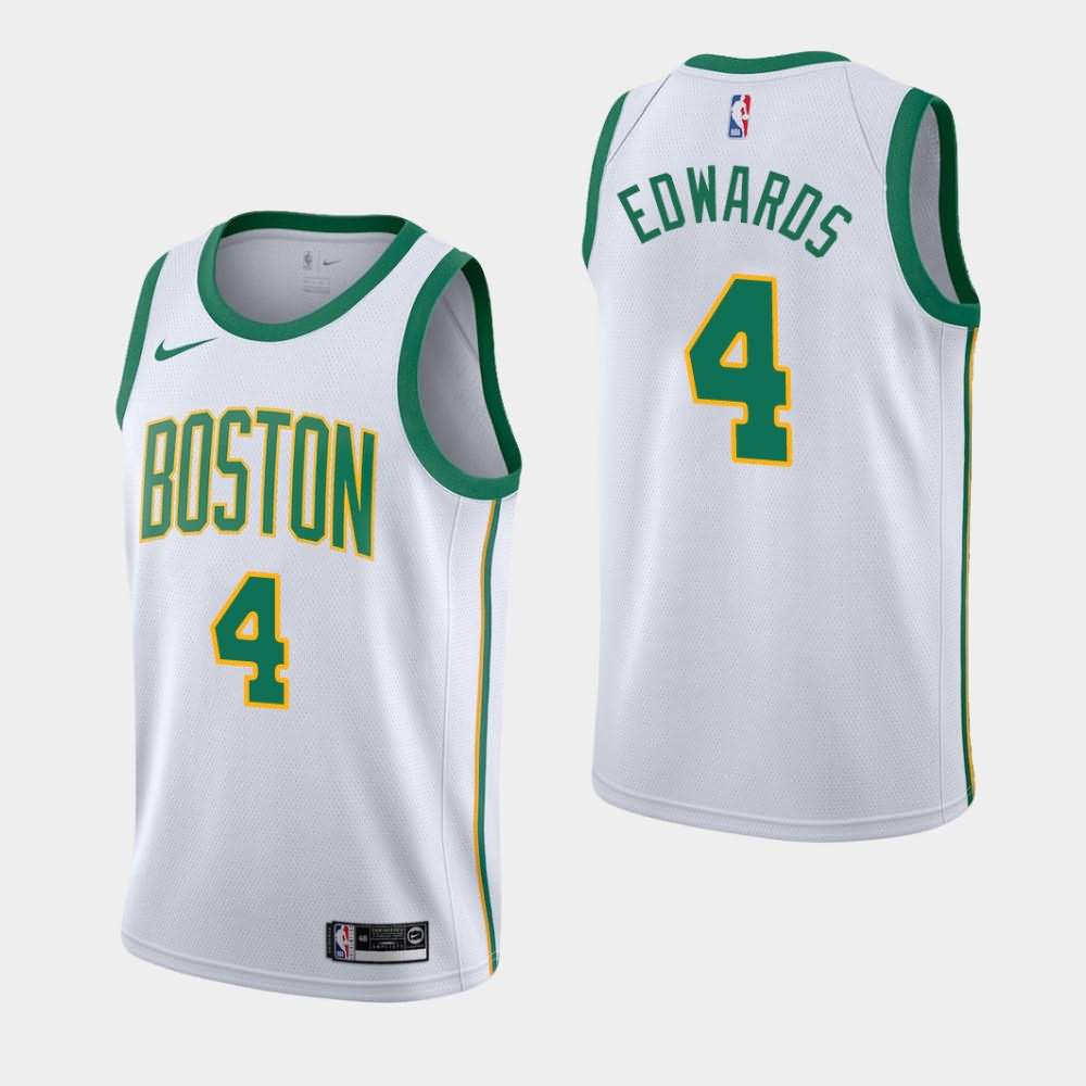 Youth Boston Celtics #4 Carsen Edwards White City Jersey BBG05E0A